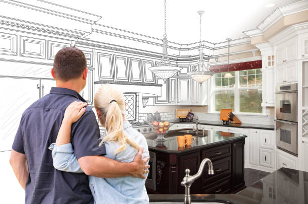 Professional Kitchen Island Installation technician working in Medford, WI